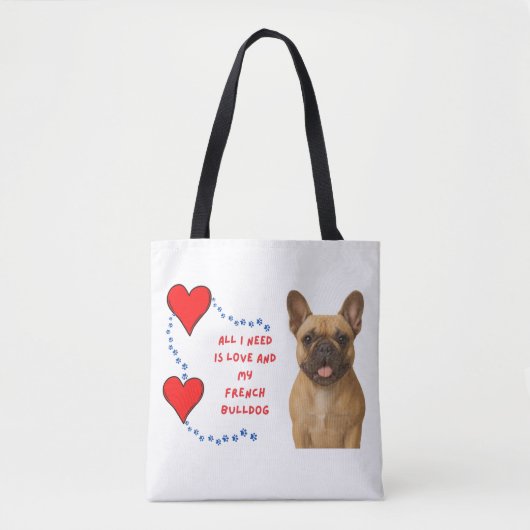 💕🐾 トートバッグ (正面)