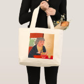 トートバッグ1麺 ラージトートバッグ (正面(商品))