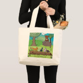トートバッグ - 動物の友達 (正面(商品))