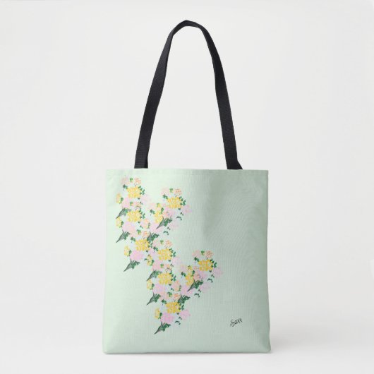 トートバッグ:春の花 トートバッグ (正面)