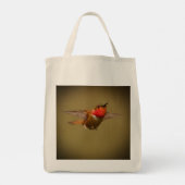 トートバッグ – 美しいハミングバード (裏面)