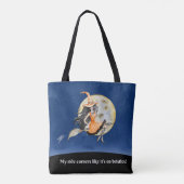 トートバッグ、魔女の甘いライド トートバッグ (裏面)