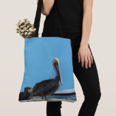 トートバッグ(ao) – 太陽のペリカン トートバッグ (クローズアップ)