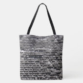 トートバッグ(ao) – 屋根質感 トートバッグ (裏面)