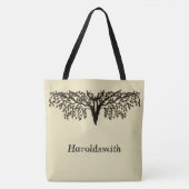 トートバッグ(ao) – 枝付き枝付き名前 トートバッグ (正面)