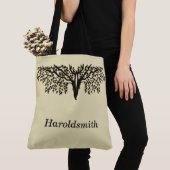 トートバッグ(ao) – 枝付き枝付き名前 トートバッグ (クローズアップ)