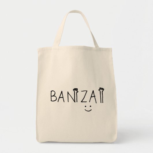 トートバッグ banzai (正面)