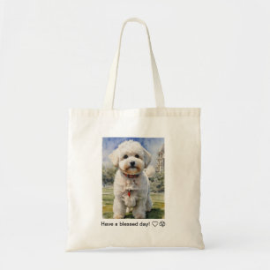 トートバッグ Bichon Frise お賛美楽しみ