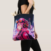 トートバッグ｜VACHABORG グッズ「ピンクメカニカルガールの探検」 トートバッグ (クローズアップ)