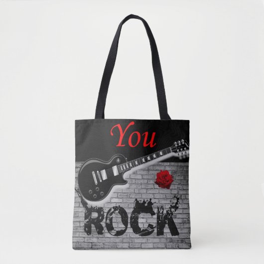 トートバッグyou rock music トートバッグ (正面)