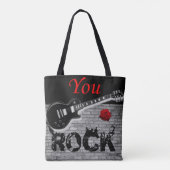 トートバッグyou rock music トートバッグ (裏面)