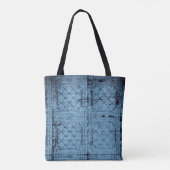 トートバパーソナライズされたッグ素朴ティンパネル天井Cou トートバッグ (裏面)