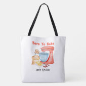 トートバ生まれッグを焼く トートバッグ (裏面)