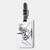 トートパイアフのドレスージホース ラゲッジタグ (正面縦)