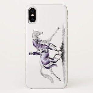 トートパイアフのドレスージホース iPhone X ケース
