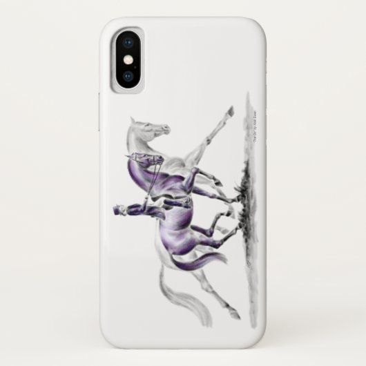 トートパイアフのドレスージホース Case-Mate iPhoneケース (裏面)