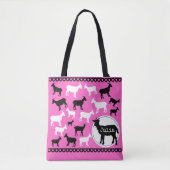 トートパーティーヤギ トートバッグ (正面)