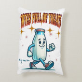 トートフル・オブ・トリート – おもしろい犬引用文装飾用クッション アクセントクッション (裏面(縦))