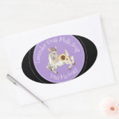 トートマヤギ!ヤギ乳石鹸ラベル 楕円形シール (封筒)