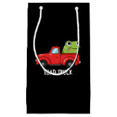 トートラックおもしろいトウトラックパンプンダークBG スモールペーパーバッグ (正面)