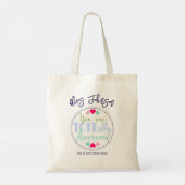 トート同盟国の素晴らしい先生の引用文です トートバッグ (裏面)