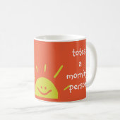 トート朝の人は朝が大好き コーヒーマグカップ (正面右)
