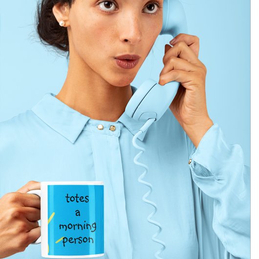 トート朝の人は朝が大好き コーヒーマグカップ