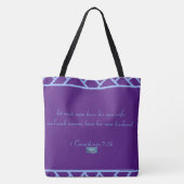 トート6大（紫色の三角形） RFPMDesigns ©️ 2024 トートバッグ (裏面)