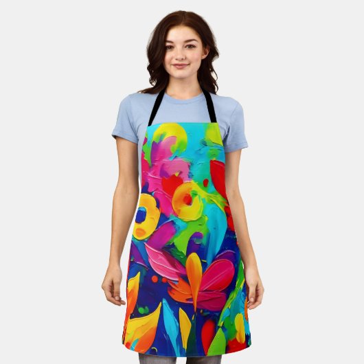 トート エプロン (着用した状態)