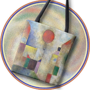 トート- 「レッドバルーン」 - Paul Klee Art Image トートバッグ