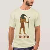 トート - 古代エジプトの知恵の神 Tシャツ (正面)