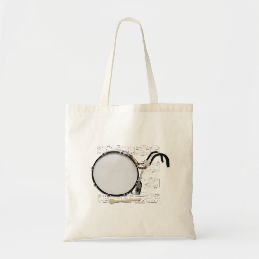 トート-行進のバスドラム トートバッグ (正面)