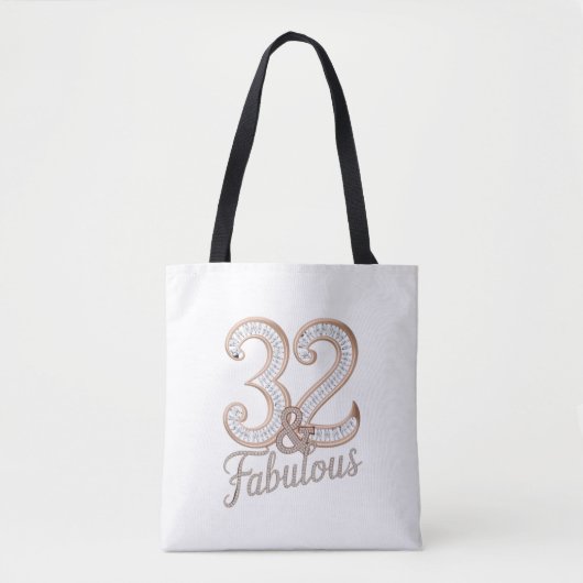 トート- 32 & Fabulous トートバッグ (正面)