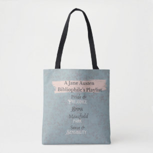 トート- The Jane Austen Bibliophile's Playlist トートバッグ