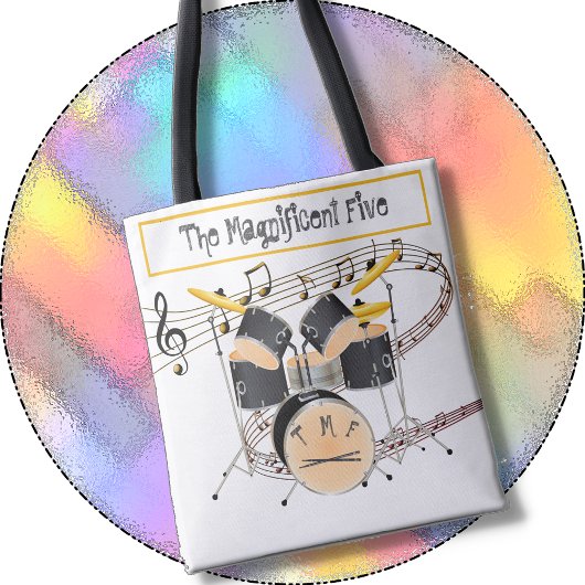 トートforドラマー – Plus Two Monograms トートバッグ