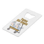 トートMaのヤギ クレジットカード栓抜き (裏面アングル)