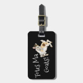 トートmaのヤギ! ラゲッジタグ (正面縦)