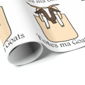 トートmaのヤギ(文字と) ラッピングペーパー (ロールコーナー)