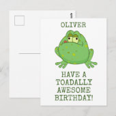 トードリー最高の誕生日 ポストカード (正面/裏面)
