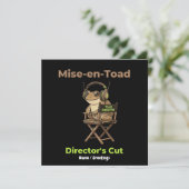 トード監督の傑作「Mise-en-Toad Director’s Cut」映画パロディ・トードアート 招待状 (スタンド正面)