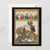 トーナメントで騎士を務める ポストカード (正面/裏面)