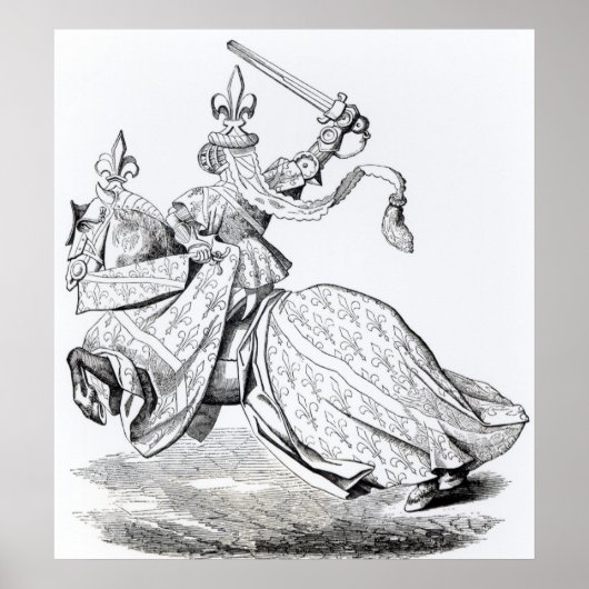 トーナメントのために武装したDuc de Bourbon ポスター (正面)