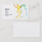 トーナメントのトレーナーのコーチのためのテニスの名刺 名刺 (正面/裏面)