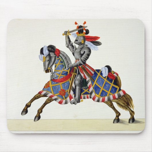 トーナメントの騎士、「歴史からのプレートの マウスパッド (正面)