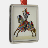 トーナメントの騎士、「歴史からのプレートの メタルオーナメント (右)