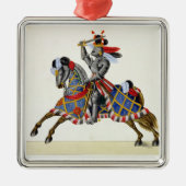 トーナメントの騎士、「歴史からのプレートの メタルオーナメント (正面)