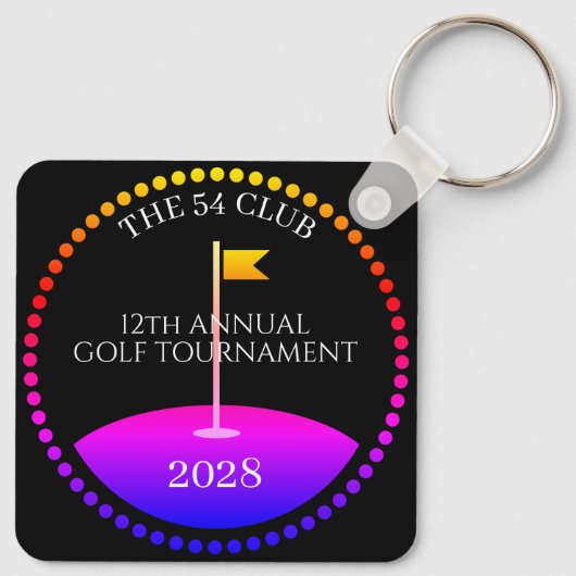 トーナメントゴルフモダン用具 キーホルダー (裏面)