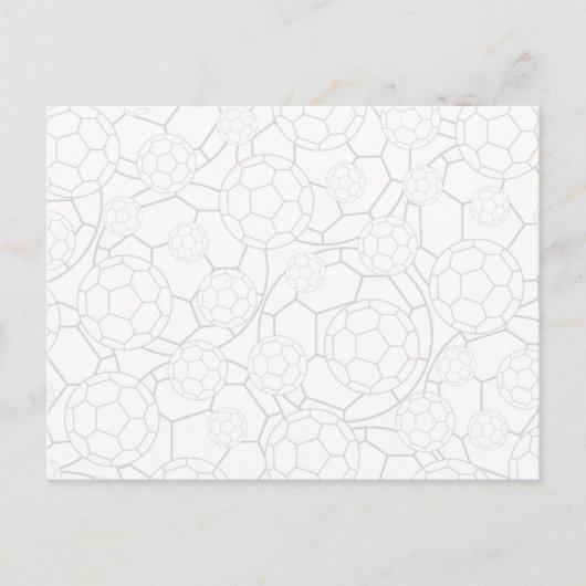 トーナルサッカーフットボールはがき ポストカード (正面)