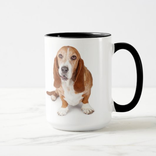 トービーのバセット犬のマグ マグカップ (右)