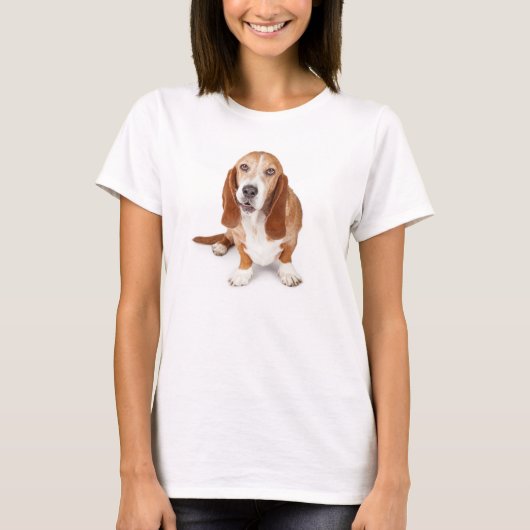 トービーのバセット犬 Tシャツ (正面)